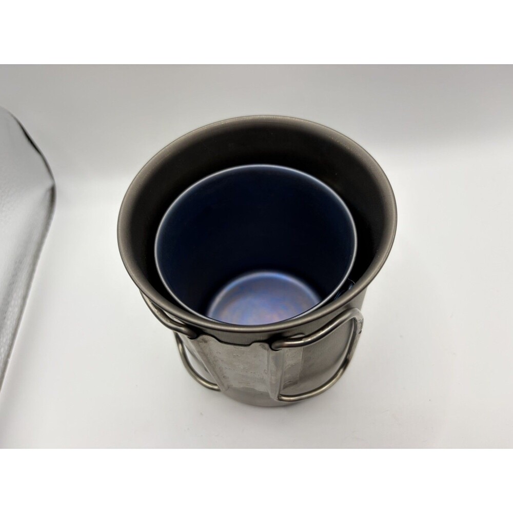 Snow Peak Titanium 450 Mug 700 Pot Ultralight Camping Trek Hunting Backpacking - Picture 2 of 6